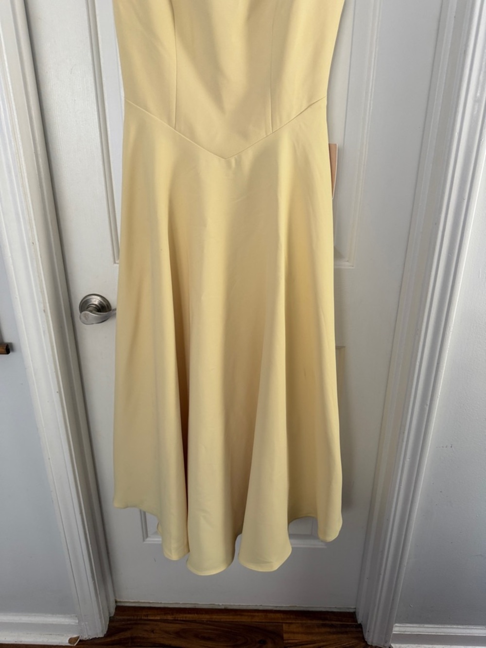 NWT ODD MUSE THE ULTIMATE MUSE SLEEVELESS HIGH WAIST MIDI DRESS yellow sz medium - Picture 6 of 8